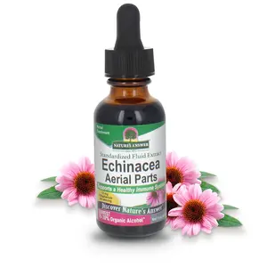 Nature's Answer Echinacea Liquid Drops with Organic Low Alcohol 1 Fluid Ounce NON GMO, Kosher, Gluten Free | Super Concentrated | Immune Support