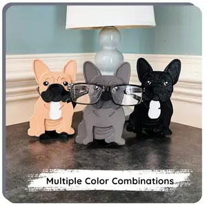 French Bulldog Eyeglasses Holder, Frenchie Glasses Stand, Unique Gift Idea