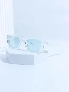 Unisex Simple Style Sunglasses, Trendy Casual Square Frame Sun Protection Sunglasses for Everyday Use, Fashion Accessories for Outdoor Activities