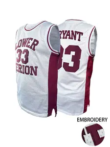 Men's Letter & Number Embroidery Tank Top, Breathable Retro Mesh Basketball Jersey,Loose Casual Sleeveless Top for Daily Wear, Men's Top for All Seasons