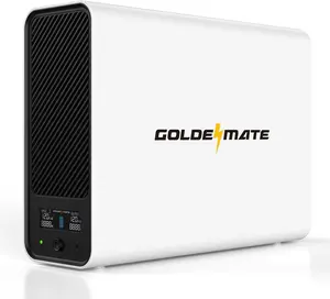 GoldenMate 1000VA/800W Lithium UPS Battery Backup and Surge Protector with LiFePO4 Batteries, 10-Year Lifespan, 8 NEMA 5-15P Outlets, Maintenance-Free Operation