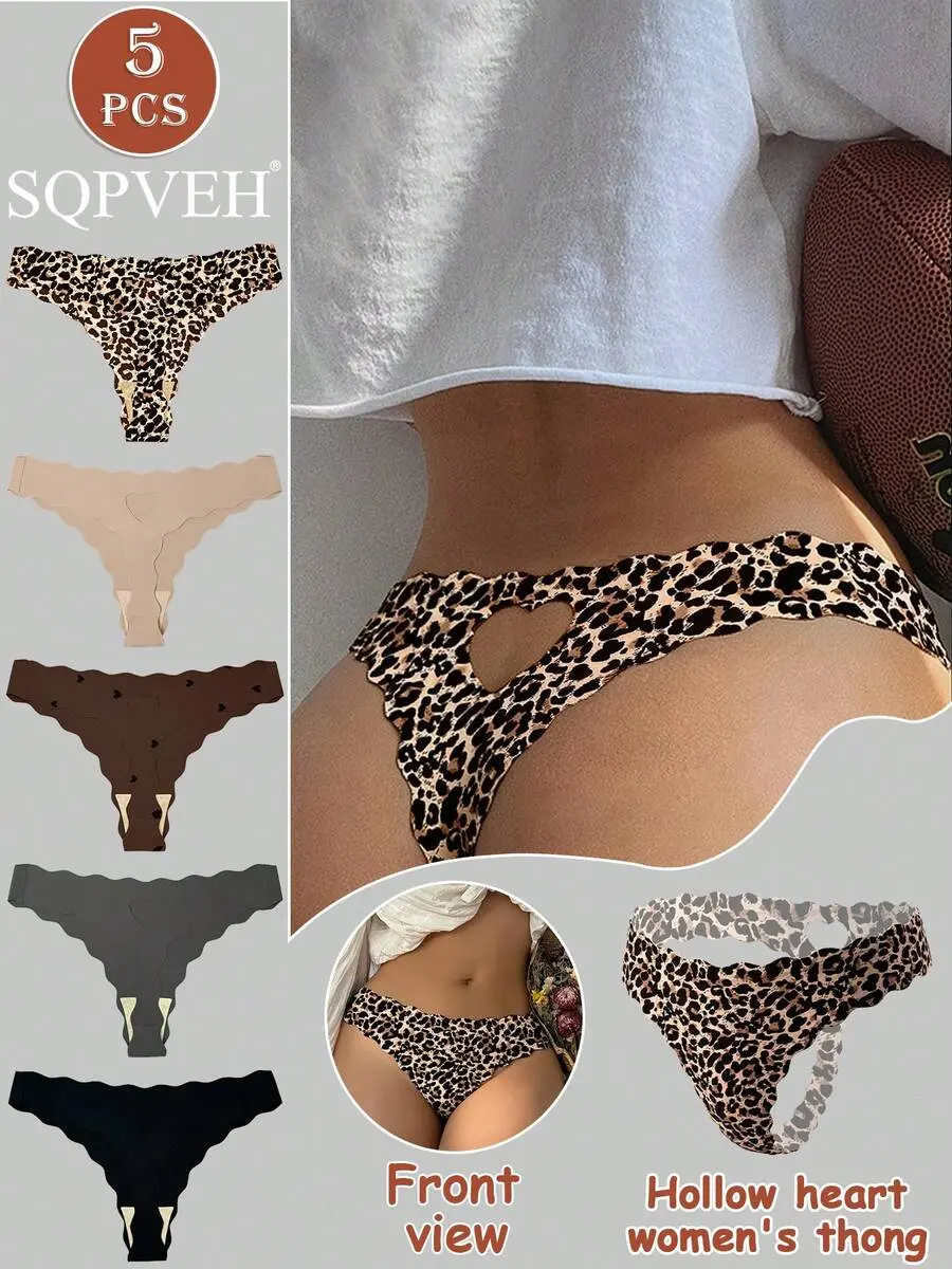 Womens Invisible Adhesive Thong (5-Pack) – Breathable  Design Panties!!!!