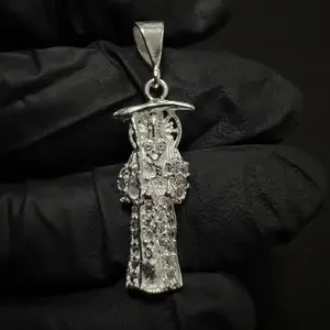 Dije de la Santa Muerte de PLATA 925