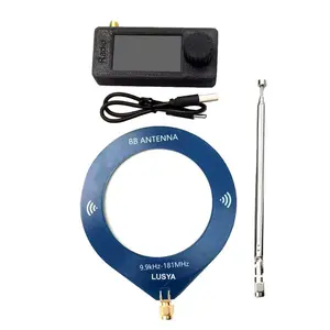 portable survival radio video radioreal-time voice translatordaily commute SI4732 V3 Mini Pocket 0.5-108mhz SSB AM FM HF SW MW Display All Band Receiver Radio With 2 Antenna Built-In Speaker