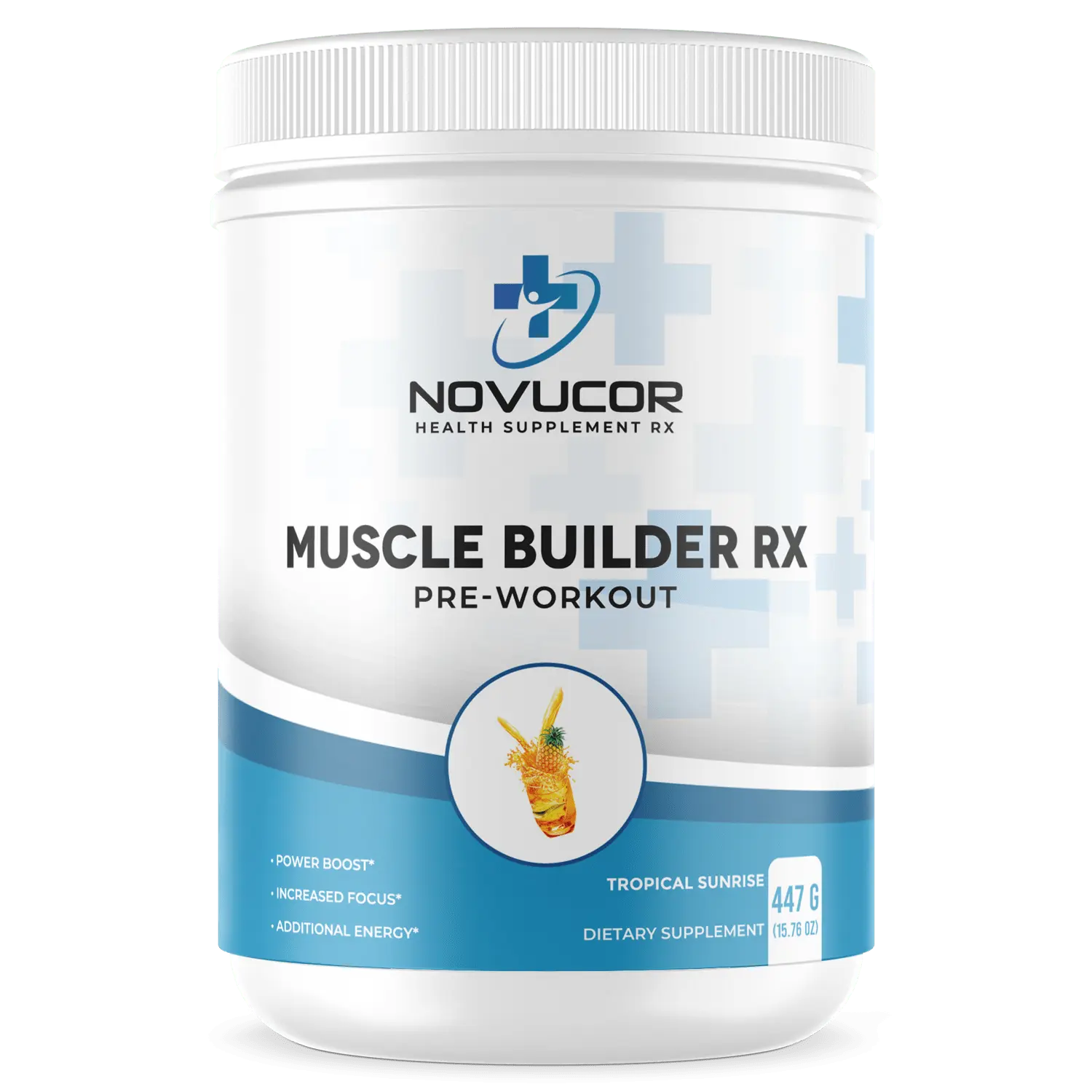 Pre-Workout (Tropical Sunrise) Muscle Builder Rx Series pre  workout Thermogenic Energy Drink Healthcare Supplement