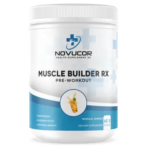 Pre-Workout (Tropical Sunrise) Muscle Builder Rx Series pre  workout Thermogenic Energy Drink Healthcare Supplement