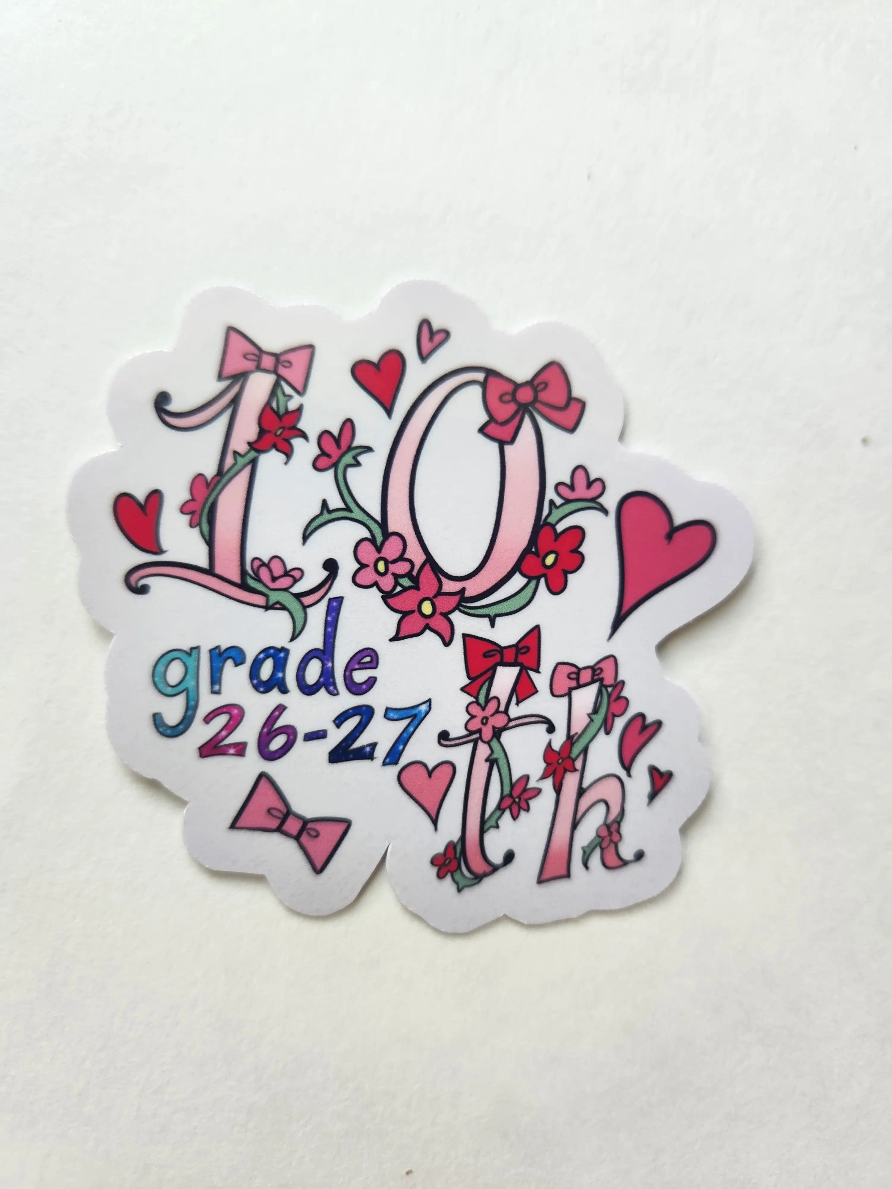 10th Grade Sprinkle Stickers 2026–2027