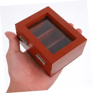 Mini Wooden Bookshelf DIY Kit, Portable Small Bookshelf, Unique Home Library Decoration, Wood Display Box, Adds Beauty and Book Scent