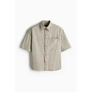 H&M Relaxed Fit Short-sleeved cotton shirt