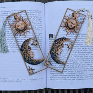 Sun & Moon Bookmark – 90’s Celestial Aesthetic