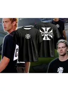 Paul Walker Motorcycle Racing Men's and Women's Outdoor Leisure T-shirt Quick Drying Adult 3D Printing