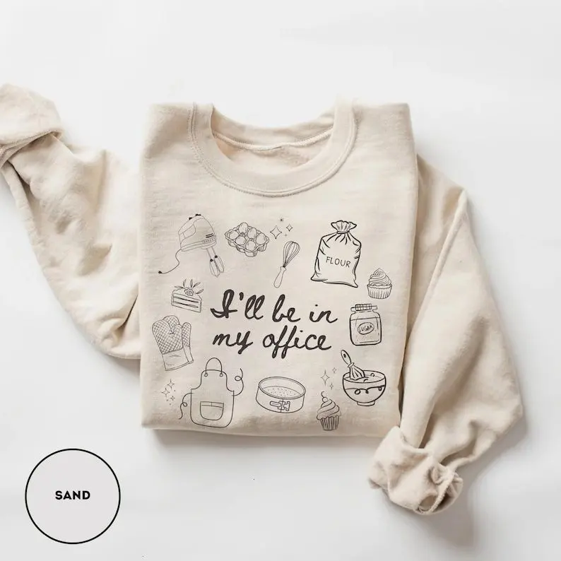 Baking Sweatshirt for Moms, Cute Baker Crewneck for Cooking Lovers, Cozy Cookie Mom Sweater Gift for Home Bakers