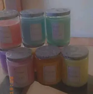Spring Candles - Assorted Colors for Home Decor and Aromatherapy