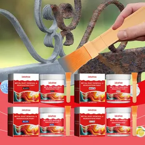 Water-Based Metal Rust Prevention Paint, Durable Water-Resistant Refinish Coating, Stable Finish for Metals, Ideal for Home & Industrial Use