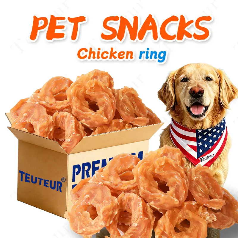 "Chicken Wrapped Rawhide Donut Dog Chews, Air Dried Chicken Leg & Duck Neck Flavor, Long Lasting Teeth Cleaning Treats for Small Medium Large Dogs, Puppy Training Rewards, High Protein Durable Chew Snacks for Aggressive Chewers "