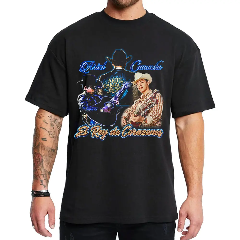 El Rey Meixcan Legend Corridos Chicano Clothing Chicana Outfit Lowrider Style, Graphic Tee Loose Fit Medium True to Size for Men & Women S-3XL