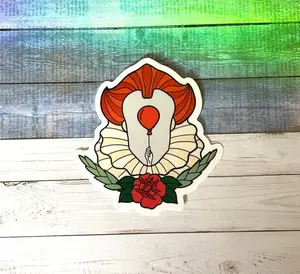 IT Sticker - Pennywise Sticker - Clown Sticker