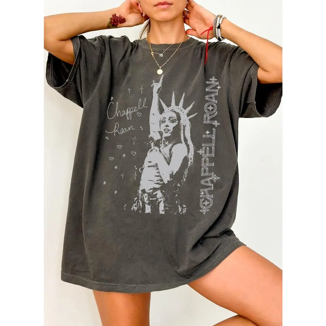 Comfort Colors® Chappell Roan Vintage Graphic T-Shirt, Retro Music Fan Shirt, Edgy Streetwear, Unisex Concert Outfit, Gift for Music Lovers