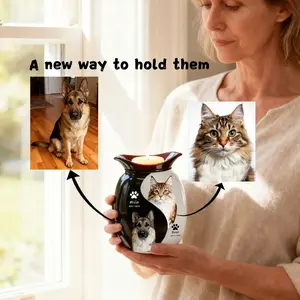 Custom Dog Urn for Ashes – For Two Pets