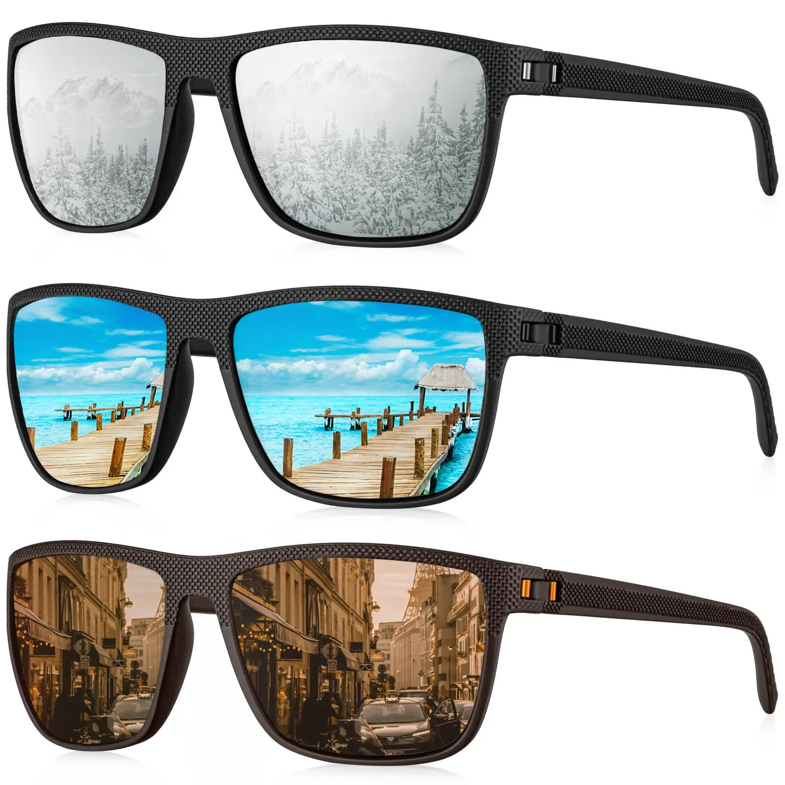 Ice Blue/Sliver/Brown