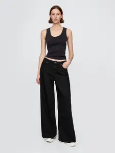 Gap Women's Mid Rise UltraSoft Baggy Jeans