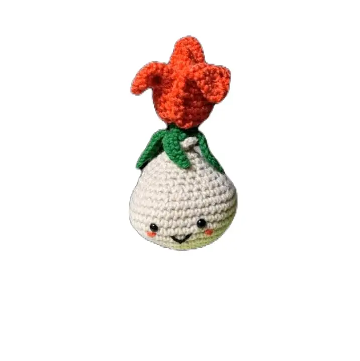 Crocheted Amigurumi Tulip by Handmade Works