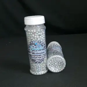 Edible Glitter Pearls for Desserts - Silver (Plata) Diamantada Pearls for Your Dessert Needs