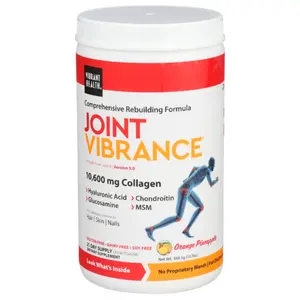 Joint Vibrance Powder with Collagen, Glucosamine, Chondroitin, and MSM – Orange Pineapple (21 Servings)