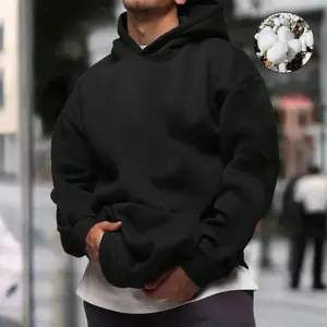 Hooded Sweatshirt Vintage-Washed Hoodie Streetwear Unisex Hooded Jacket Men's Soft Casual Fashion Top Solid Color Long Sleeve 50%Cotton50%Polyester