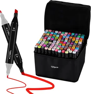 Dual-Tip Alcohol Marker Set - Available in 120, 168, or 262 Vibrant Colors | Professional Drawing & Coloring Tools with Fine & Broad Tips | Quick-Drying, Non-Bleeding Permanent Ink | Perfect Gift for Artists tiktokshopspringglowup