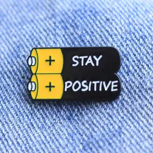 Metal brooch backpack badge gift for a friend