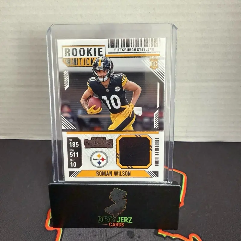 2024 Panini Contenders - Rookie Ticket Swatches Roman Wilson #RTS-RWN (MEM,RC) sports trading card