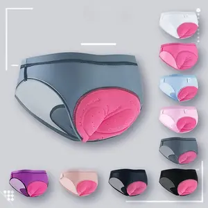Women's bicycle cycling underwear triangle silicone pad moisture-wicking and breathable spinning bicycle quick-drying hip pants