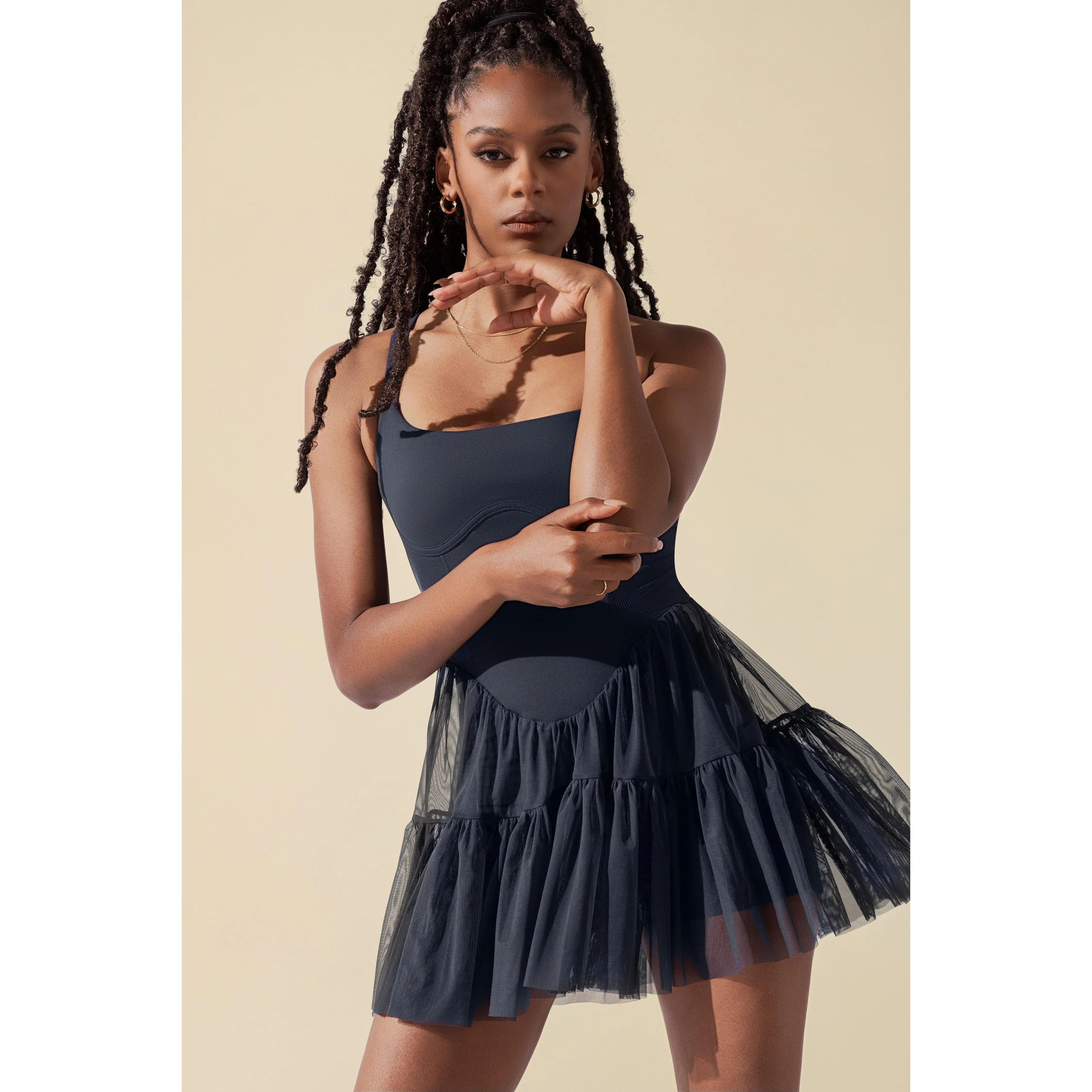 Corset Pirouette Dress - Smoky Navy Corset Pirouette Dress - Smoky Navy