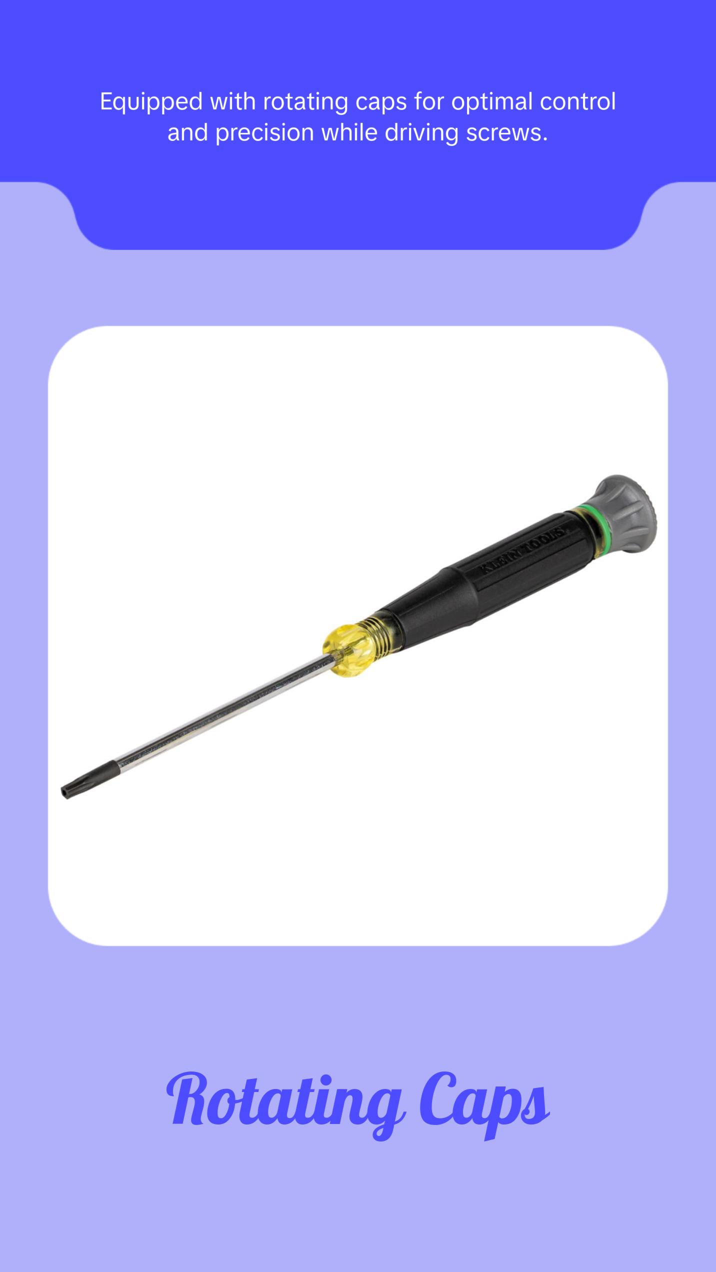 Klein Tools 85616 Precision Screwdriver Set, TORX®, 4 Pc.