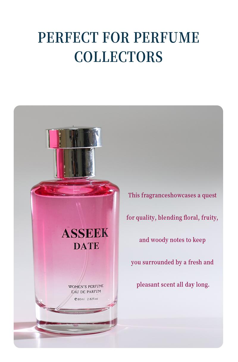 ASSEEK Women's Perfume, Long Lasting Floral Fruity Fragrance with Sicilian Mandarin, Jasmine Absolute & Amber, Daily Scented Perfume, 2.71oz (80ml) ASSEEK Women's Perfume, Long Lasting Floral Fruity Fragrance with Sicilian Mandarin, Jasmine Absolute & Amber, Daily Scented Perfume, 2.71oz (80ml)