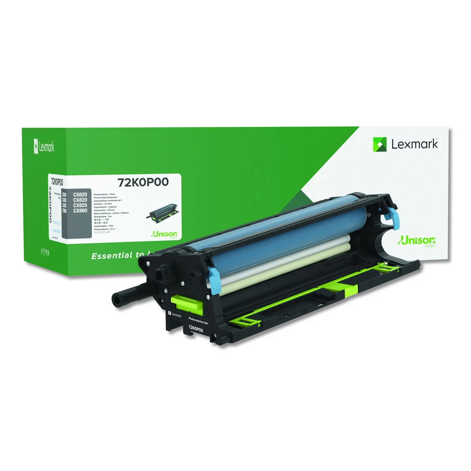 Lexmark 72K0FK0 500 Page-Yield Black Developer & Photoconductor Unit