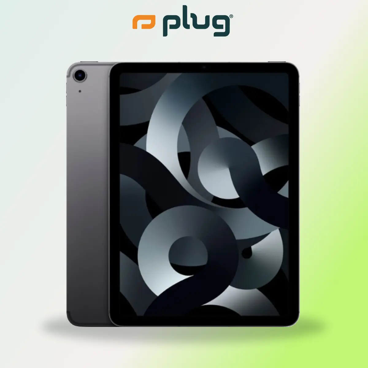 Refurbished Apple iPad Air 5th Gen (M1, WiFi + Cellular) - Excellent Condition with 1-Year Warranty by Plug