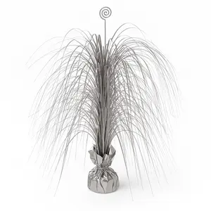 Giant Silver Metallic Spray Centerpiece