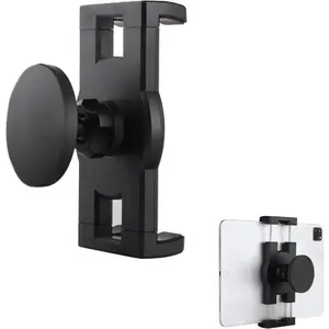 Magnetic Tablet Holder for Fridge, Vehicle, Cabinet, Metal Shelf & Whiteboard.Strong Magnetic Base Stand for 4.7-12.9" iPad, Nexus, e-Reader, iPhone.Compatible with Metal Surfaces