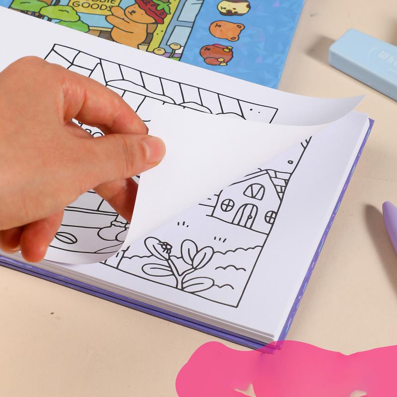 1pc A5 Coloring Book BOBBIE GOODS Cartoon Doodle New Coloring and Drawing Book