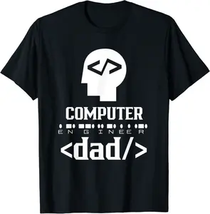 Computer Engineer Dad Coder Programming Programmer Coding T-Shirt - Nicolelebro Shop 53B0BNBX8X6S