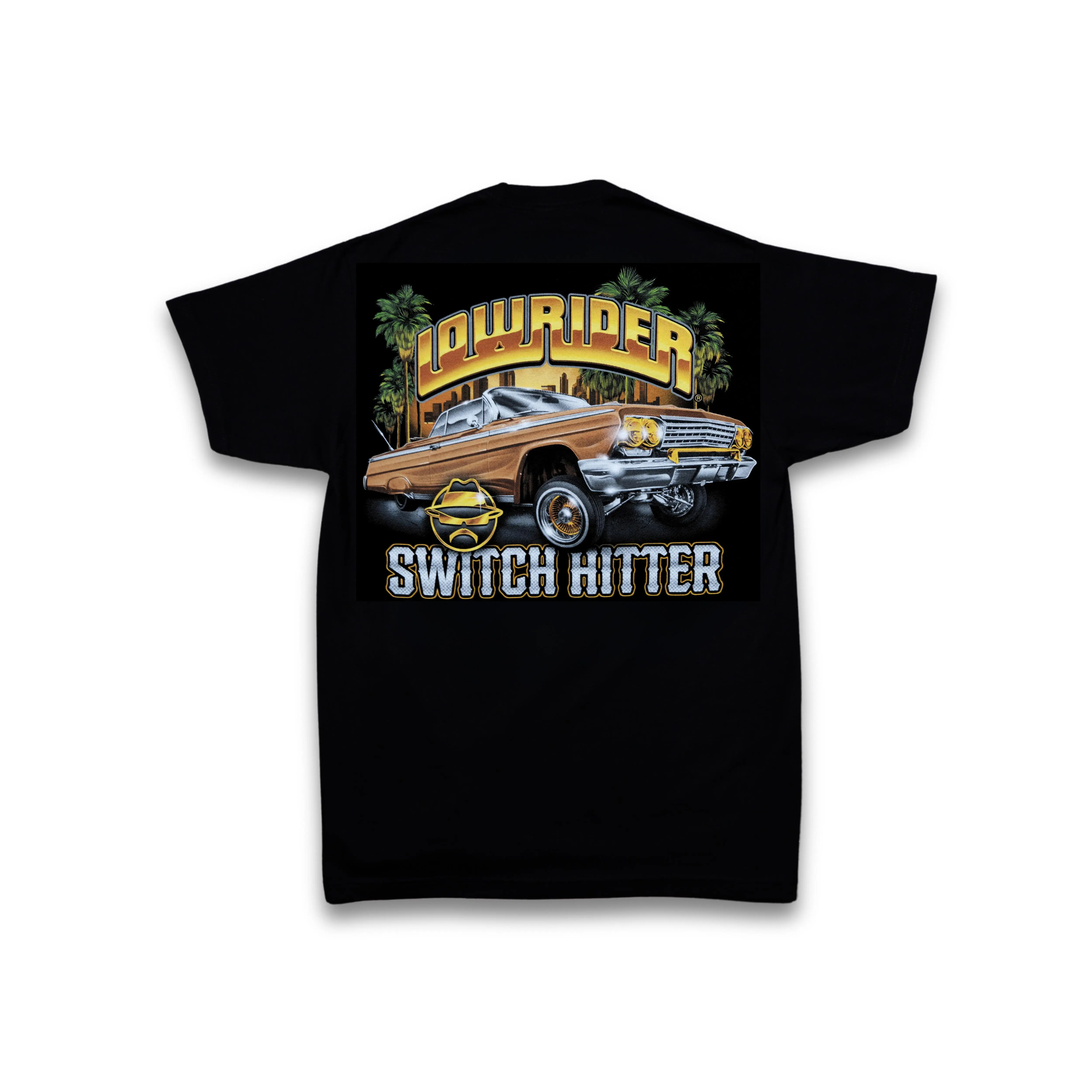Lowrider Switch Hitter T-Shirts Mexico Style Truck Tees - Design for Men Women All Seasons
