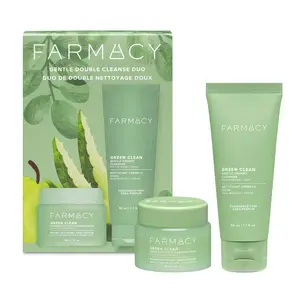 Farmacy Beauty Gentle Double Cleanse Duo - Hydrating Skincare Treatment for Gentle Cleansing and Skin Care