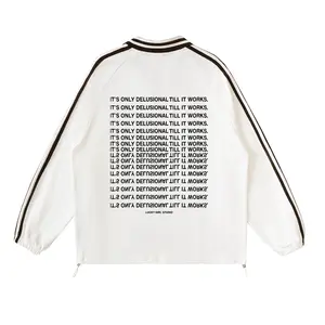 Till It Works — Issue 01 Striped Lapel Collar Sweatshirt