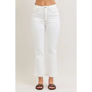 Judy Blue High Waist White Kick Flare Denim Jeans 881080