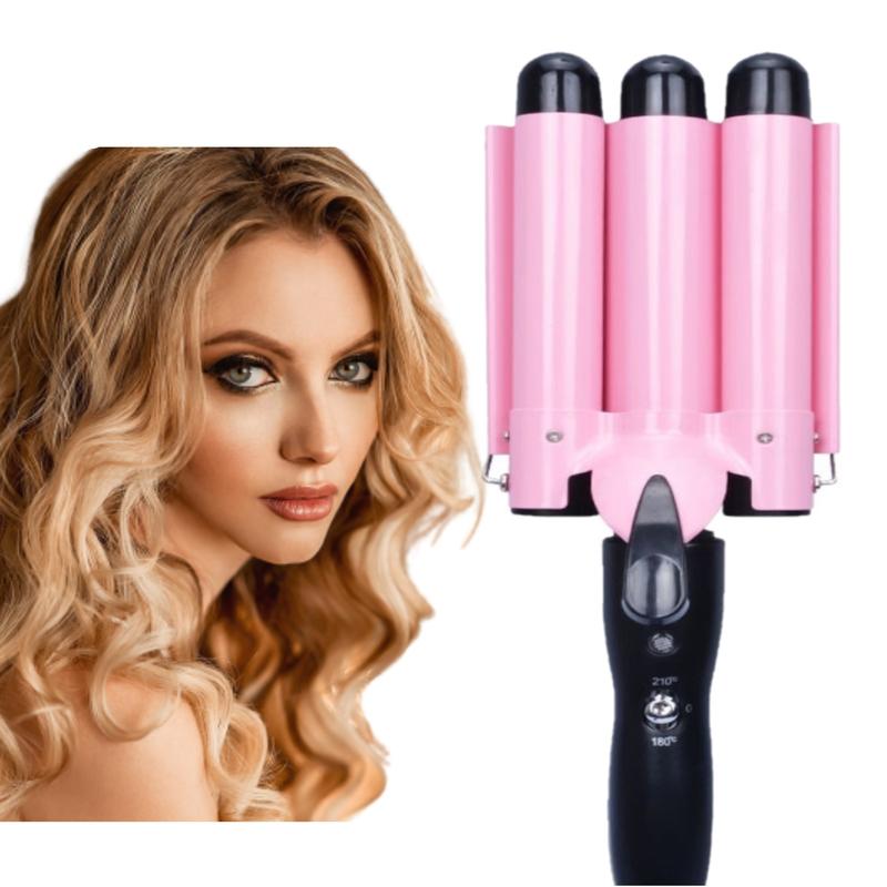 3 Jumbo Barrel Curling Iron Wand 25mm/32mm Hair Waver Temperature Adjustable Ceramic Big Waves Hair Crimper