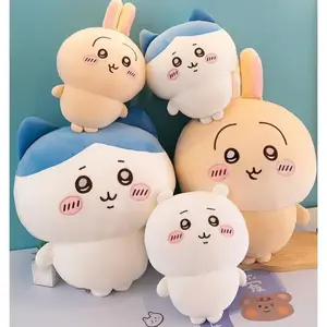 20CM Cartoon Usachi Chiikawa Plush Doll Series Cute Hachi & Self-Deprecating Bear Stuffed Animal Soft Pillow Toy for Kids Birthday Gift