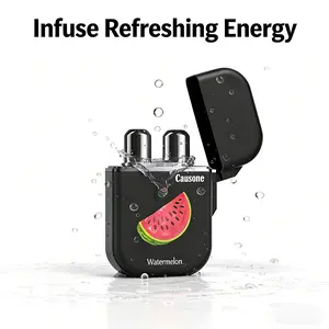 Double Hole Nasal Inhaler Cooling Stick, Fruit Flavor Cool Oil, Portable, Anxiety Relief, Improves Focus, Relieve Drowsiness, Refresh State, Calm Anxiety, Improve Focus, Anti-Dizziness