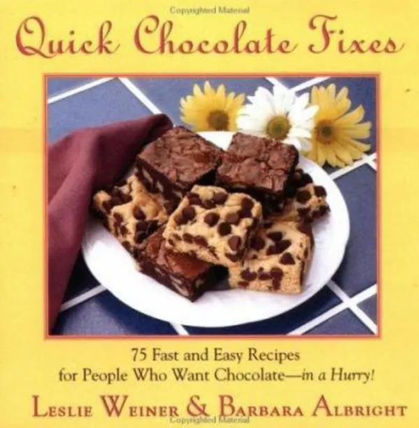 USED Book - Quick Chocolate Fixes: 75 Fast and Easy Recipes for People Who Want Chocolate...in a Hurry! by Leslie Weiner (Paperback) - english
